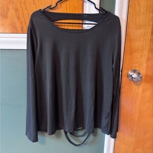 Distressed Grunge Back Long Sleeve